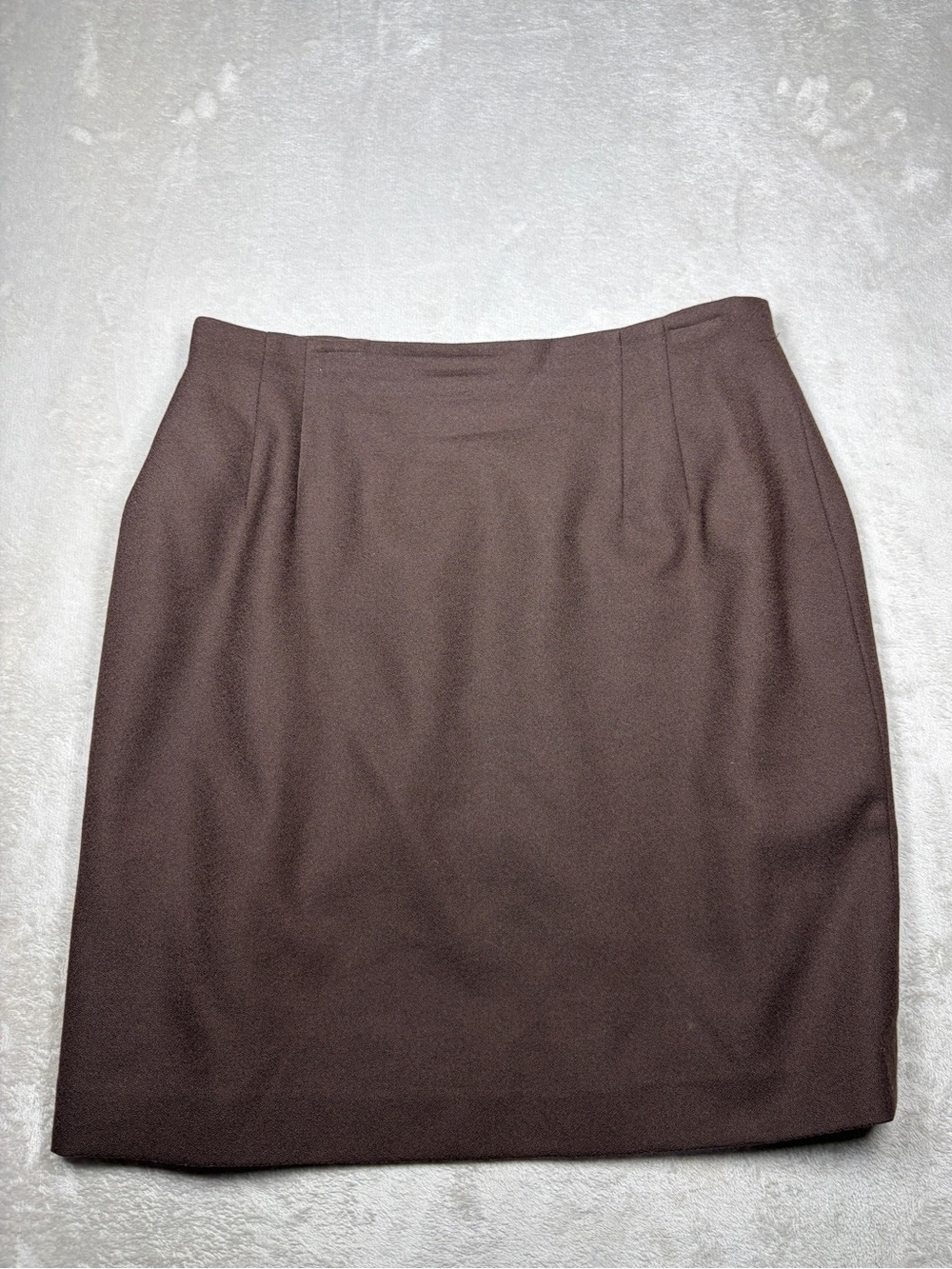 Vintage Collectible Gold by Giorgio Sant Angelo 100% Pure Wool Brown Skirt 16
